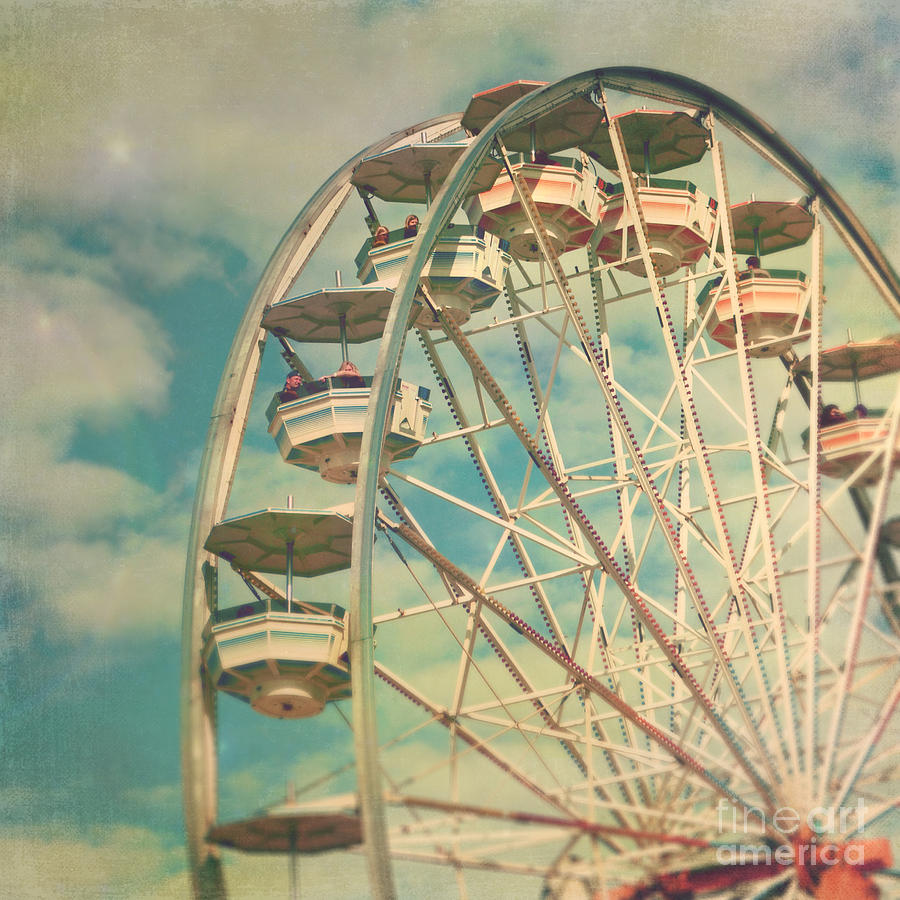 Ferris wheel 1 Photograph by Sylvia Cook