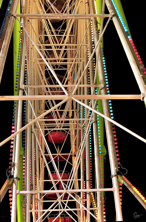 Ferris Wheel Detail Photograph by Endre Balogh