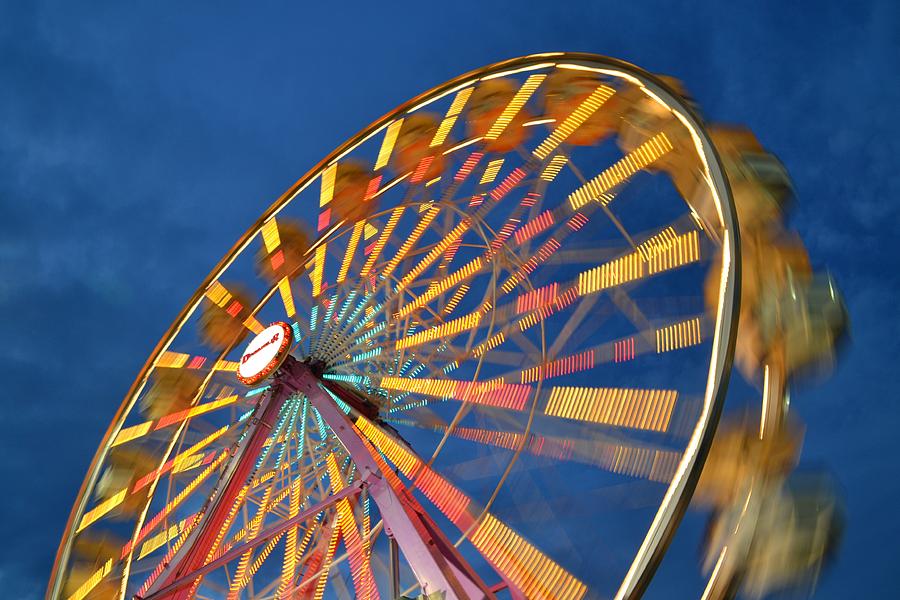 Ferris Wheel Digital Art by Mike Shaw