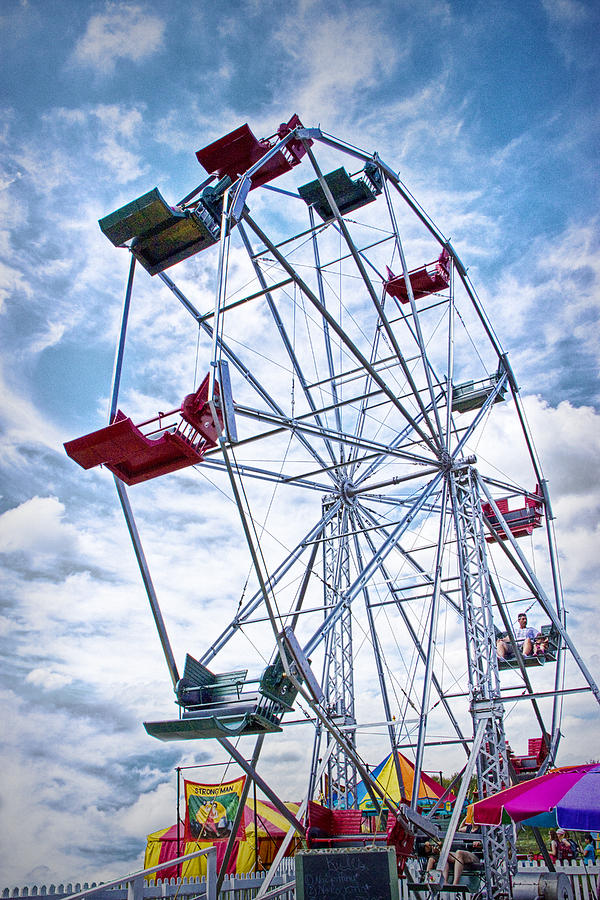 Ferris Wheel Photograph - Ferris Wheel Ride by Randall Nyhof