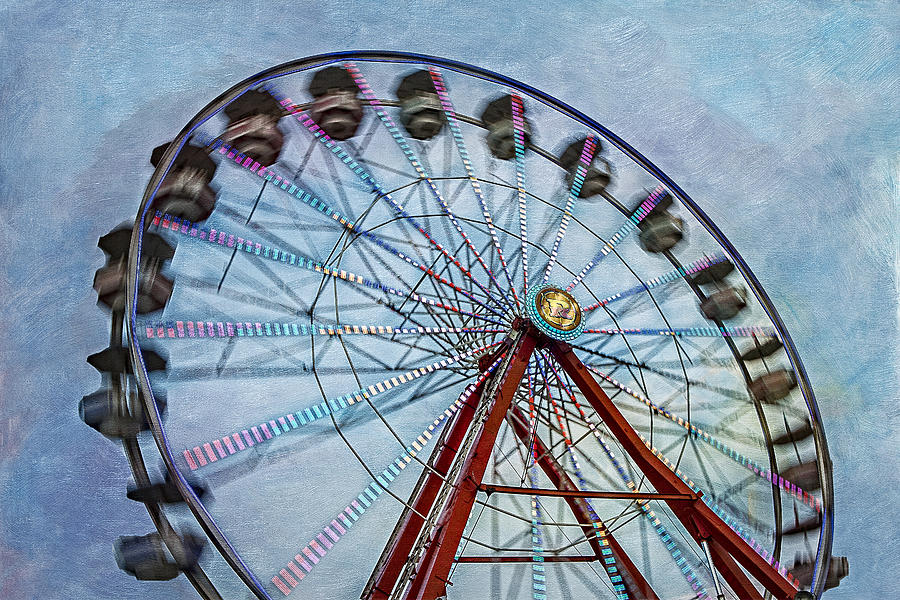 Ferris Wheel Photograph by Susan Candelario