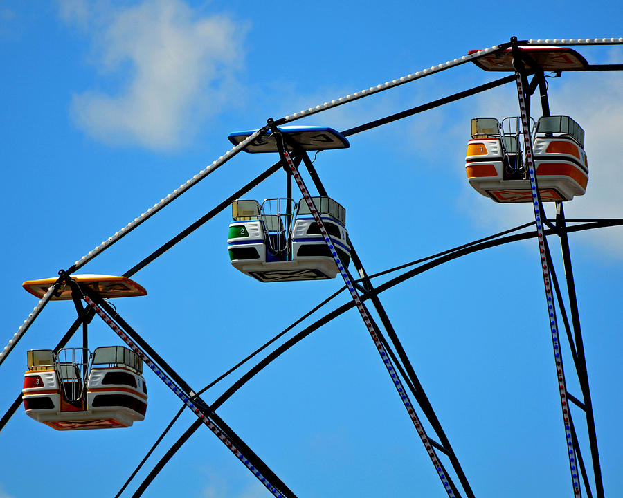 Ferris Wheel Virginia Beach Photograph by Tom Leach