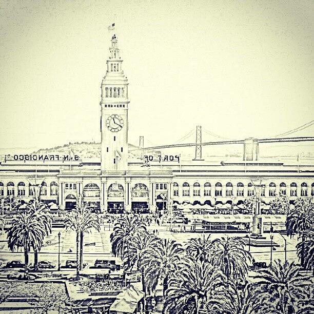 Architecture Photograph - Ferry Building - Port Of San Francisco by Camera Hacker
