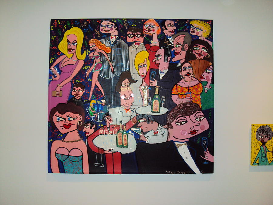 Party Painting - Fers Party by Fernando  Sucre