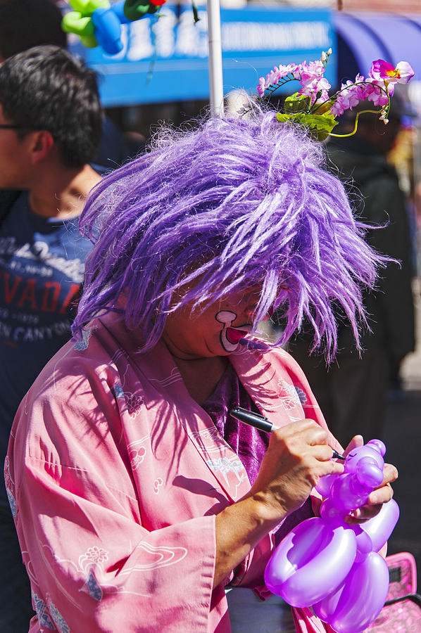 Festival Clown Photograph by Anthony Citro