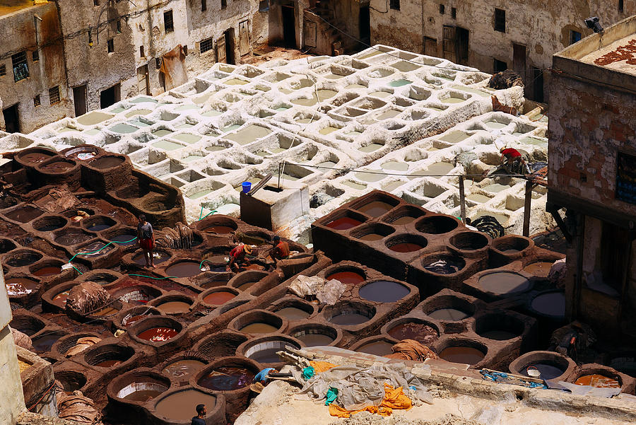 Fez Tannery Photograph by Ivan Slosar