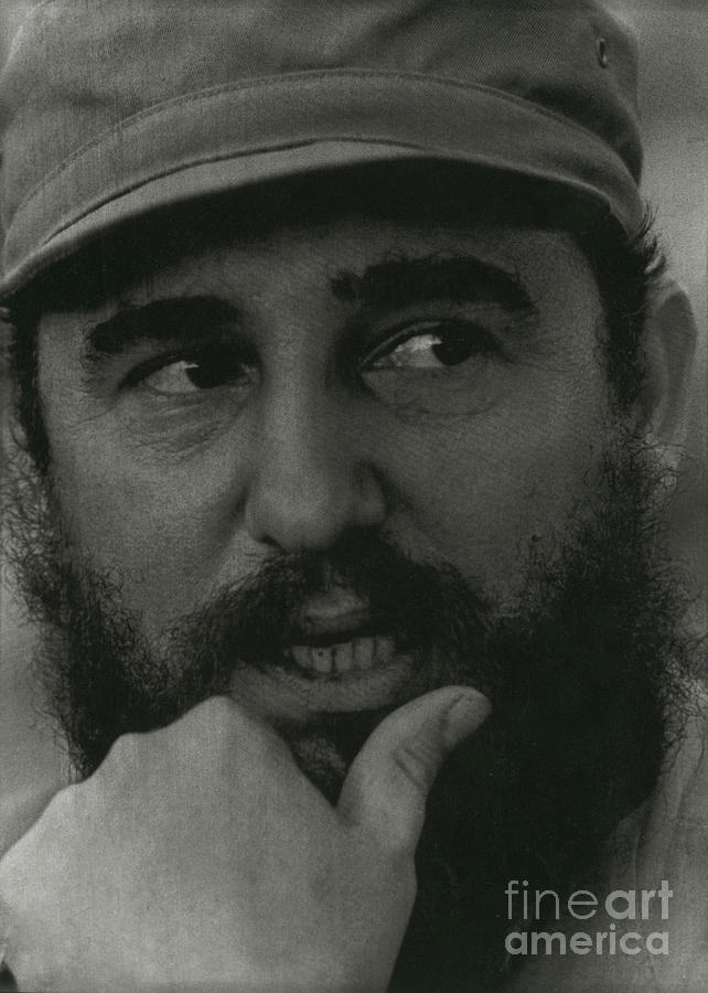 Fidel Castro, Cuban Revolutionary Photograph by Photo Researchers