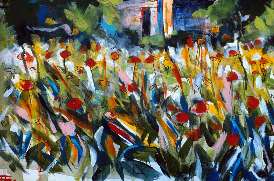 Field of Flowers Painting by John Gholson