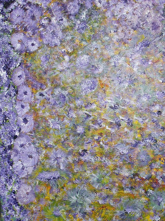 Flower Painting - Field Of Flowers by Roy Penny