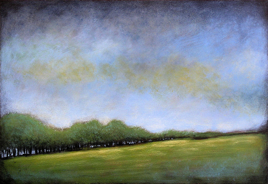 Fields of Green Painting by Amy Giacomelli