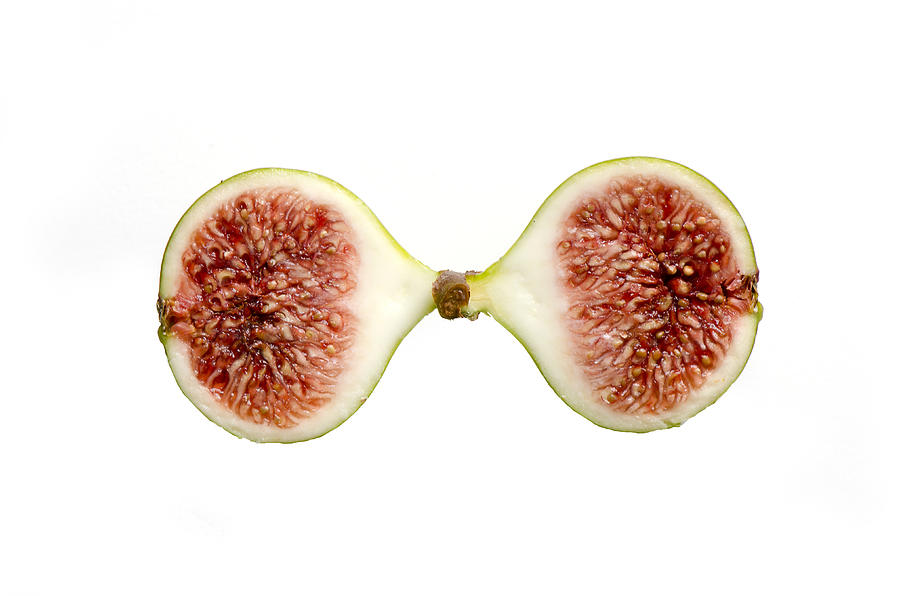 Fig in half Photograph by Perry Van Munster
