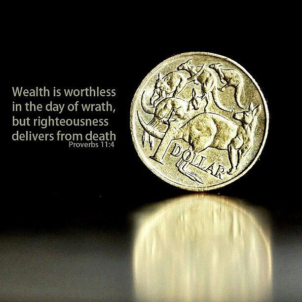 Proverbs Photograph - Fight The Temptations Of Wealth by Luke Reynolds