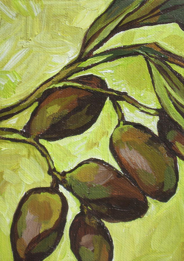 Nature Painting - Figs by Sandy Tracey