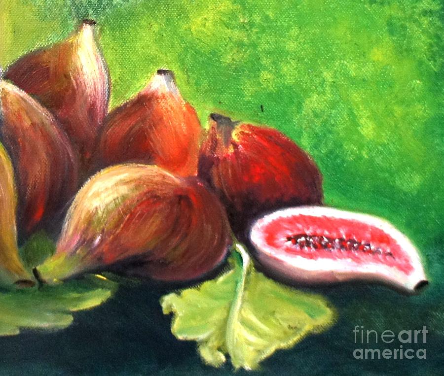 Figs Painting by Therese Alcorn