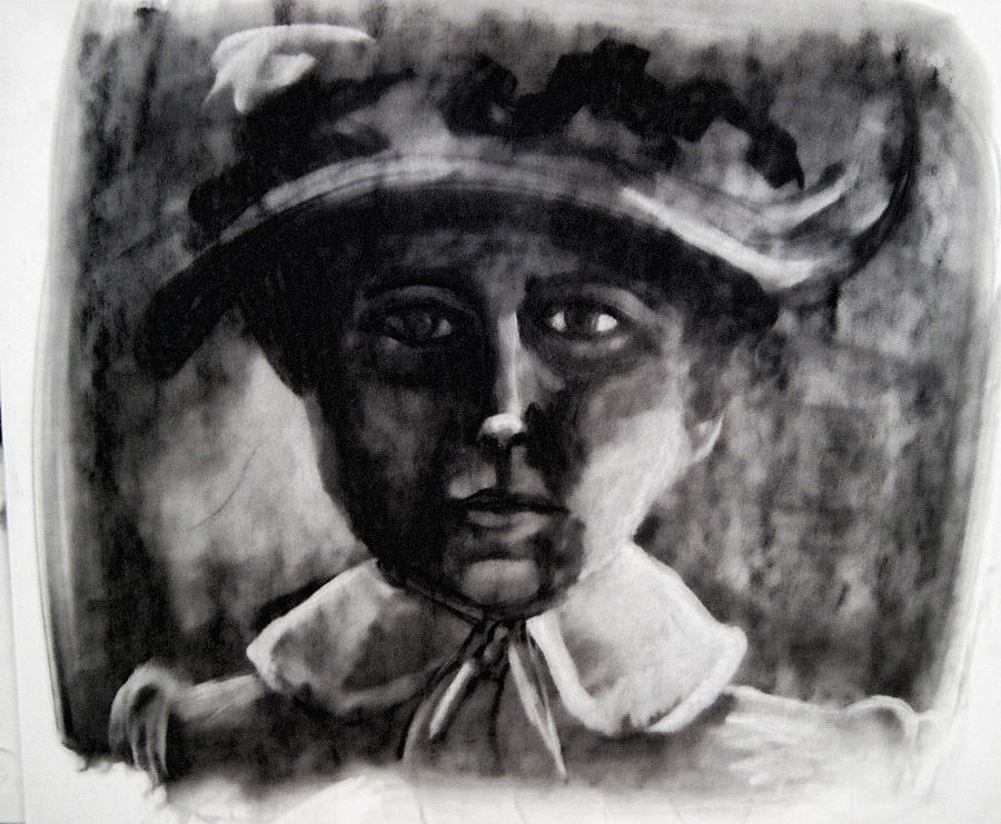 charcoal figure drawing female