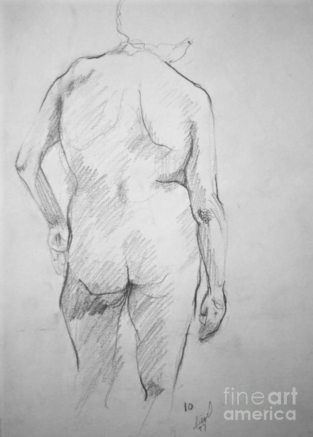 Figure Study Drawing by Rory Siegel