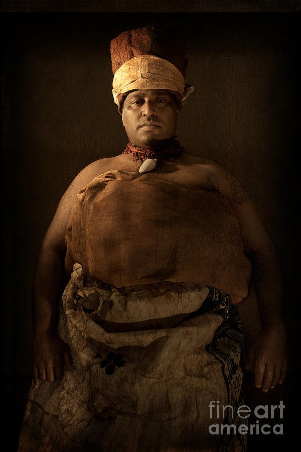 Fijian Photograph - Fijian Priest by Naoki Takyo