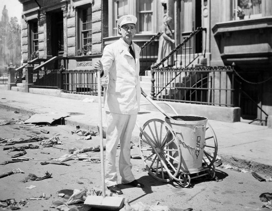Film Still: Street Cleaner Photograph by Granger