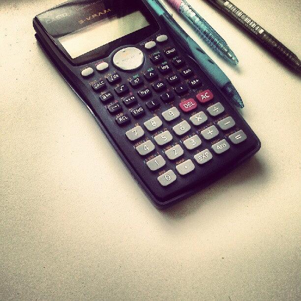 Calculator Photograph - Final Exam Is Just Around The Corner by Mohd Haikal