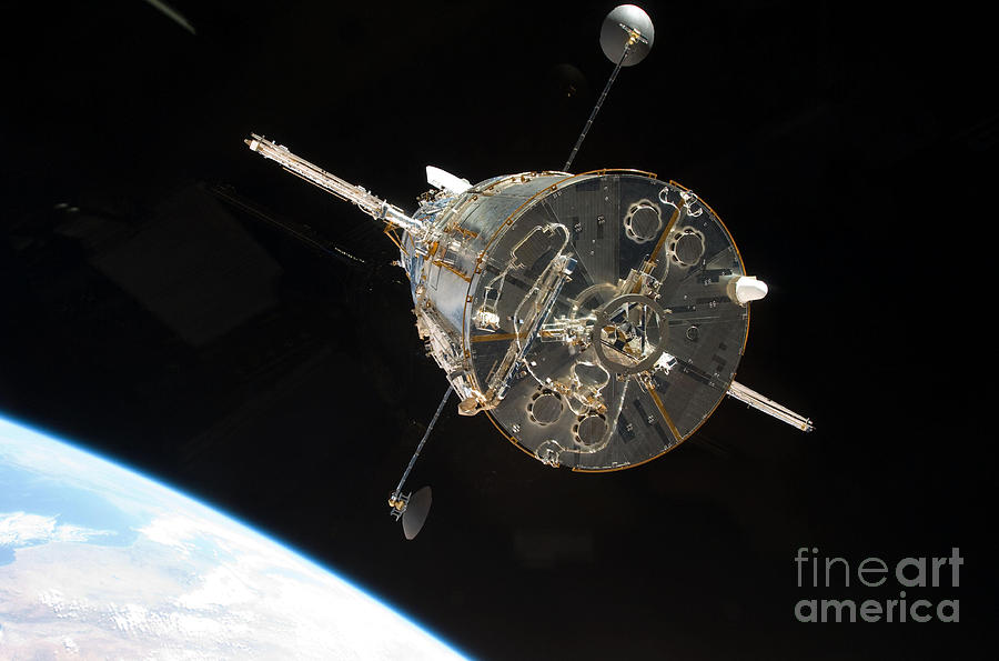 Space Photograph - Final Mission To Hubble by Nasa
