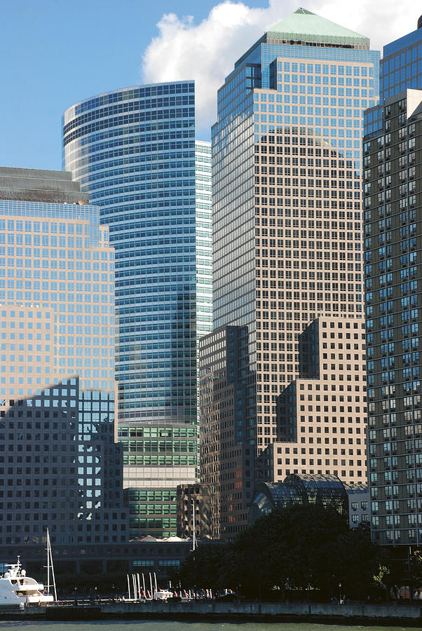 Financial district Manhattan Photograph by Perry Van Munster