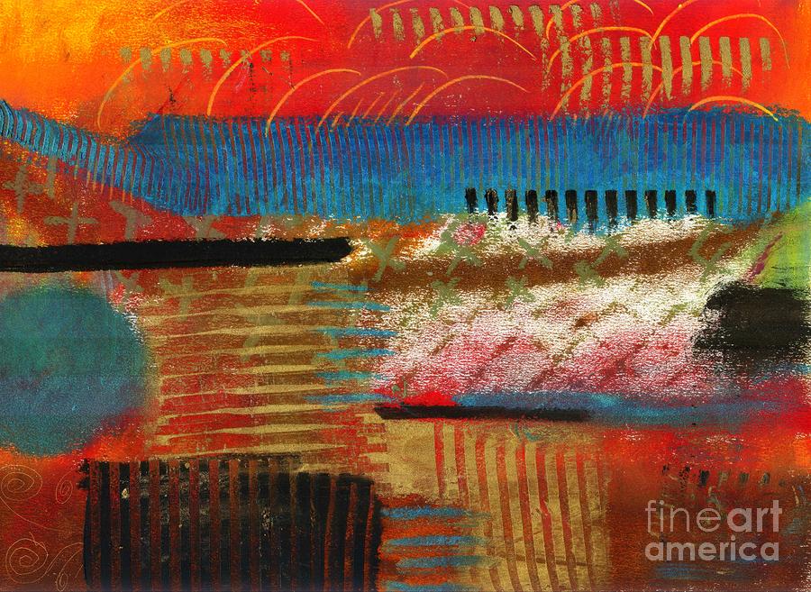Abstract Painting - Finding MY Way by Angela L Walker