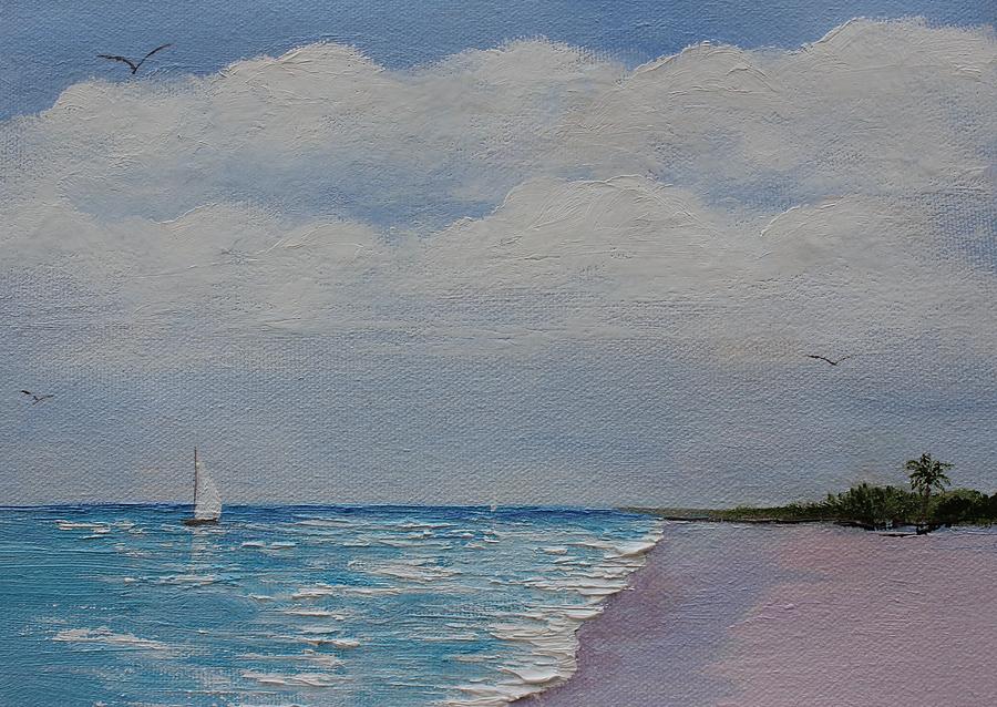 Finding the Perfect Beach Painting by Barbara Daly - Fine Art America