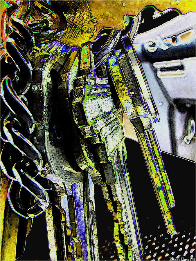 Finding the right keys  art Photograph by Debbie Portwood