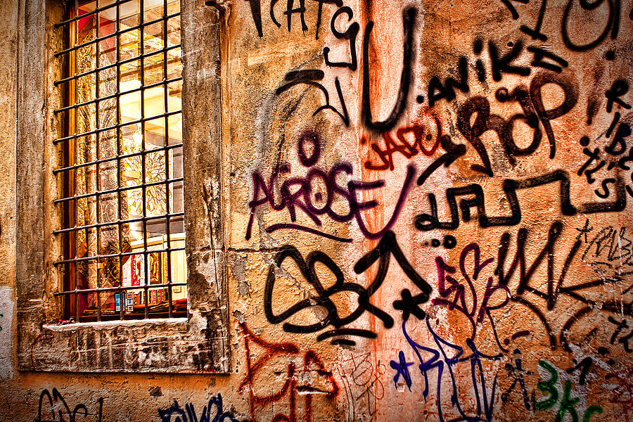 Fine Art Grafitti Photograph by Kat Meezan - Fine Art America