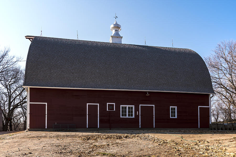 Finken Family Barn From The Side Photograph by Ed Peterson