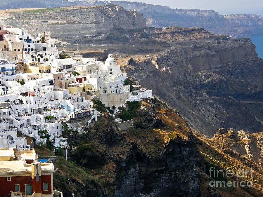 Fira Photograph - Fira Greece by Sophie Vigneault Fira Photograph - Fira Greece by Sophie Vigneault