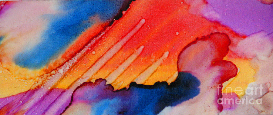 Abstract Mixed Media - Fire And Water by Rory Siegel