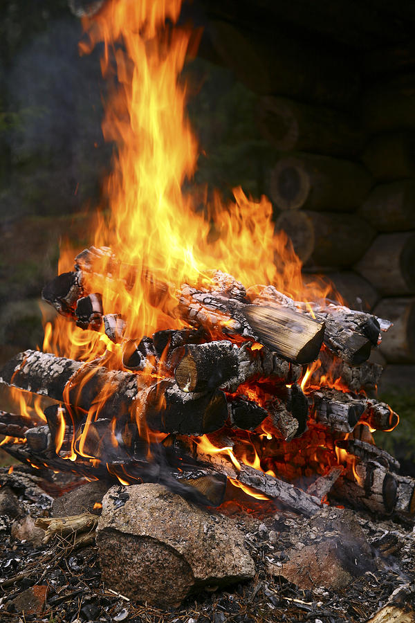 Campfire Photograph - Fire by Bjorn Svensson