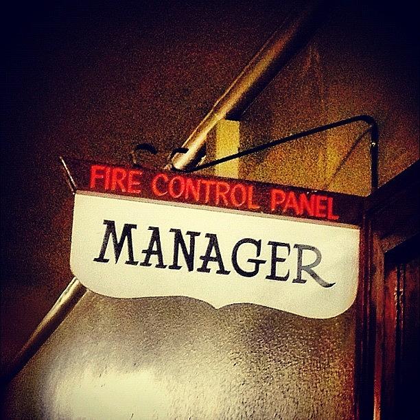 Sign Photograph - Fire Control Panel by T Catonpremise