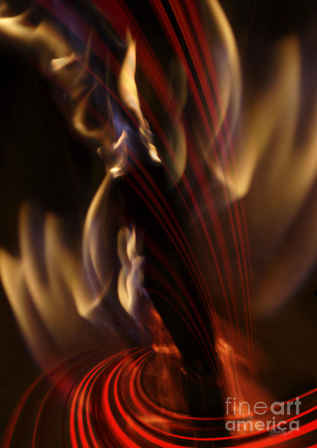 Fire dance Digital Art by Johnny Hildingsson