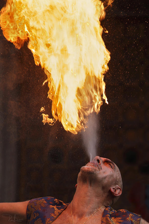 Fire eater 2 Photograph by Raffaella Lunelli