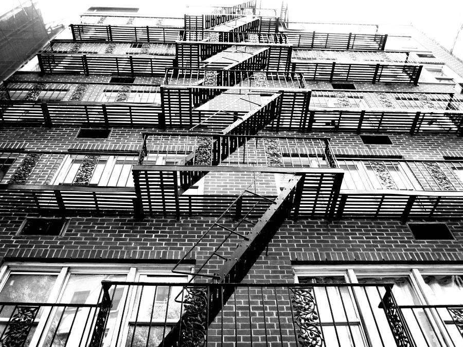 Fire Escapes Photograph by Pat Moore