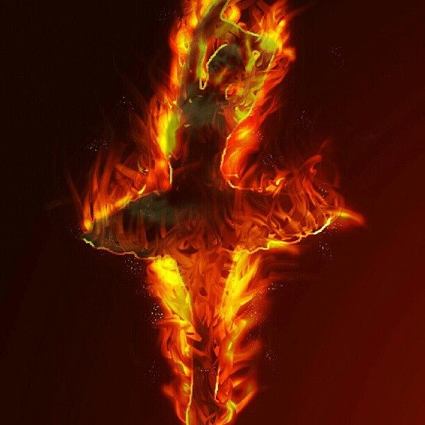 Cool Photograph - #fire #explosion #dance #dancing by Dusty Anderson
