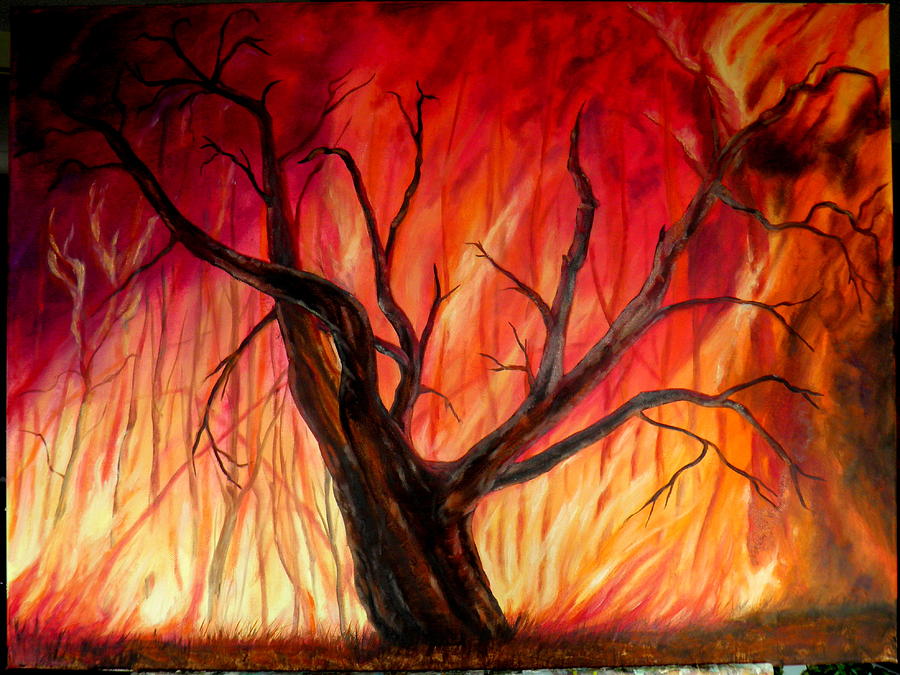 Fire Painting by Ida Eriksen