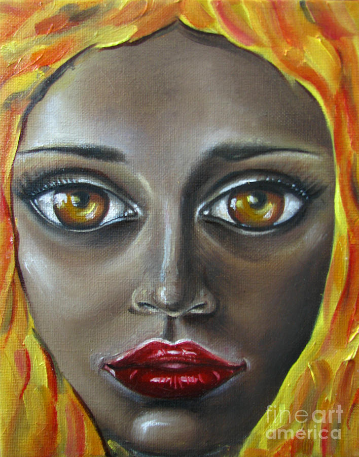 Fire Painting by Iglika Milcheva-Godfrey