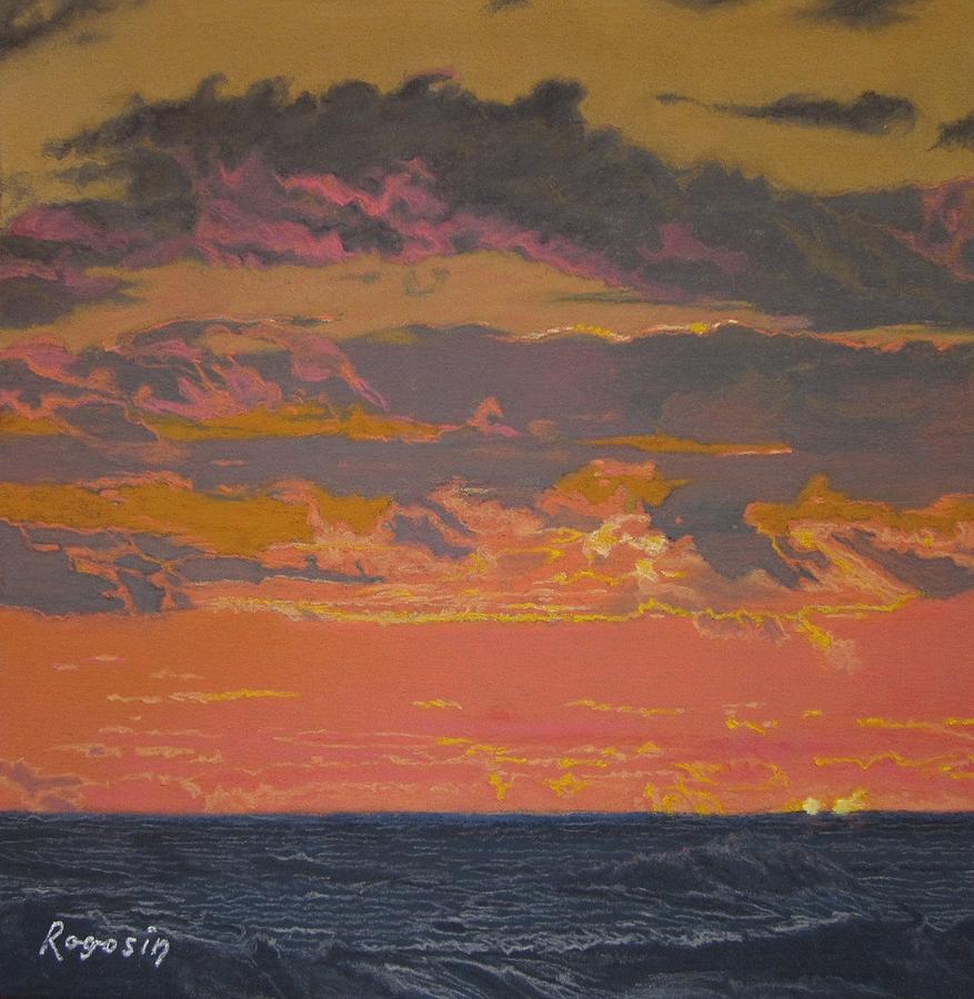 Sunset Painting - Fire in the Sky by Harvey Rogosin