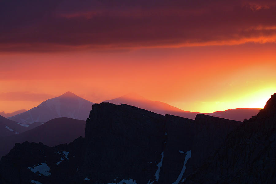 Mountain Sunset Photograph - The Fiery Furnace #1 by Jim Garrison