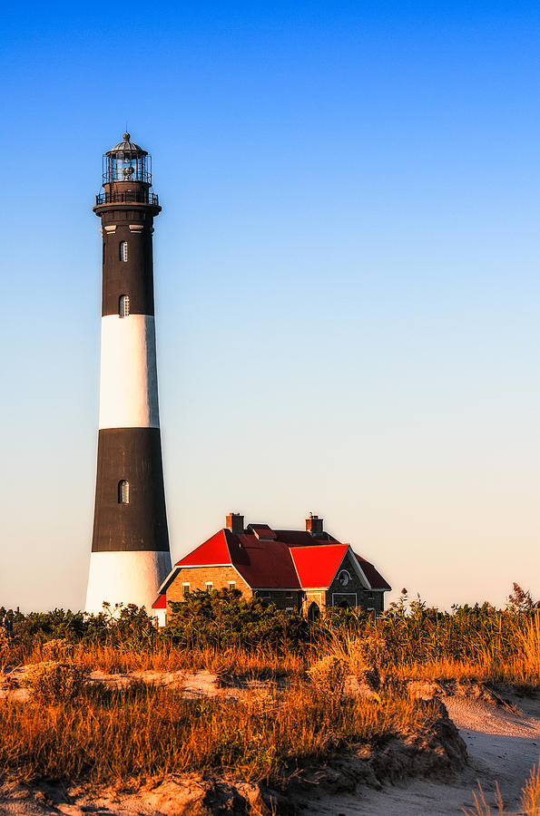 Fire Island Light House Before Sunset Photograph By Linda Pulvermacher 