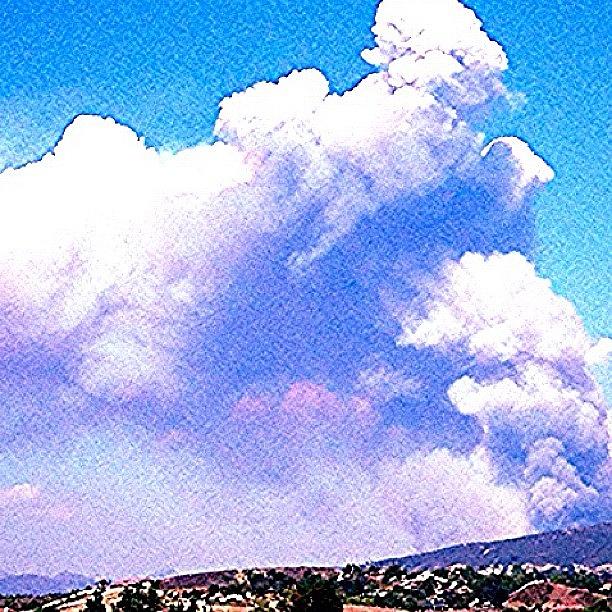 Instagram Photograph - Fire On The Mountain!!. #cali #fires by Jim Neeley