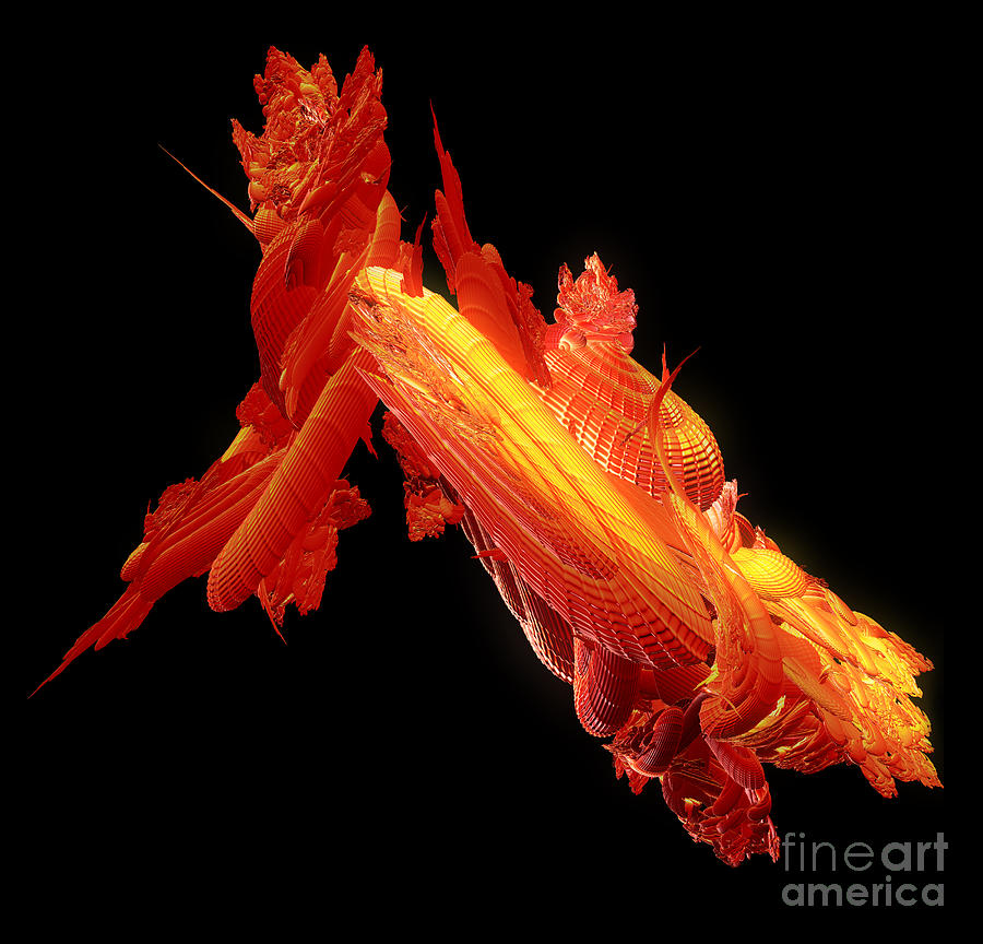 Fire ship Digital Art by Nicholas Burningham