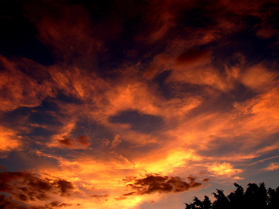 Fireclouds Photograph by David Weeks