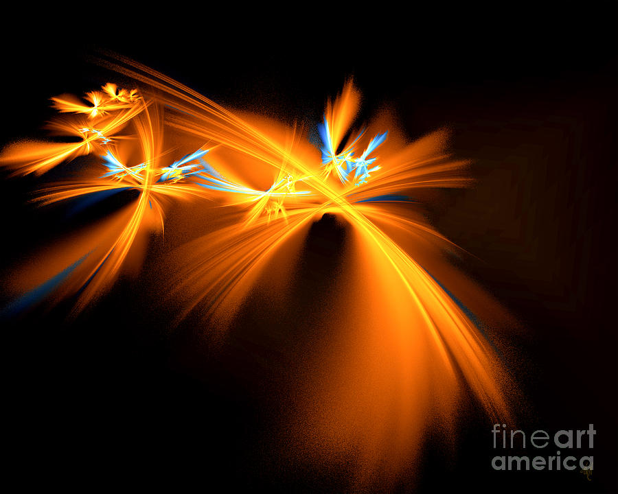 Fireflies Digital Art by Victoria Harrington