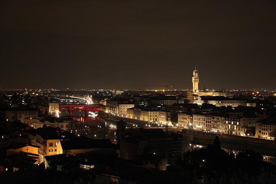 Firenze by night Panorama Photograph by Francesco Scali
