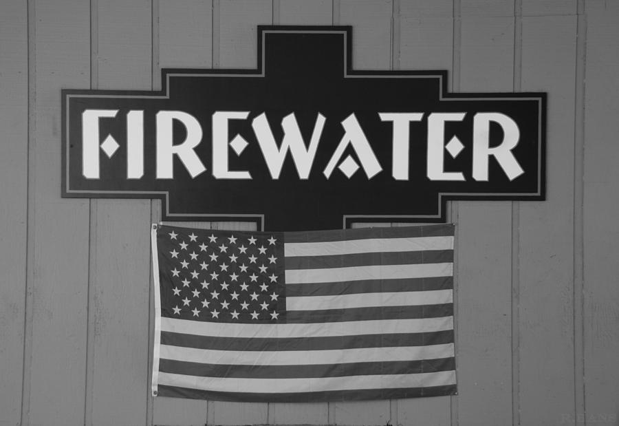 FIREWATER in BLACK AND WHITE Photograph by Rob Hans