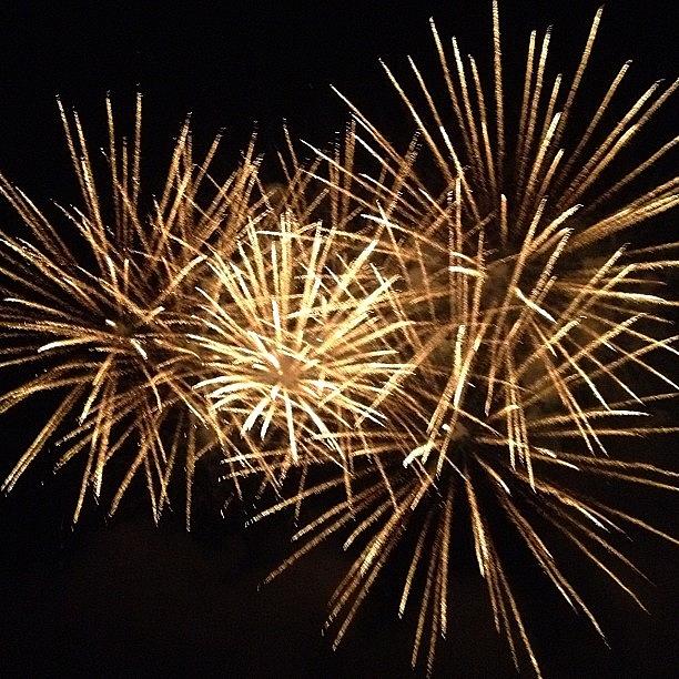 Greek Photograph - Fireworks!!! ✨ #firework #fireworks by Myrtali Petrocheilou